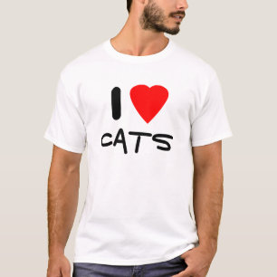 Camiseta Amo gatos