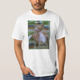 Camiseta Amo gatos