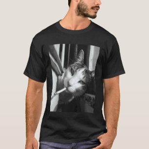 Camiseta Amo Gatos Fumando Meme Divertido Humor Adulto Nove