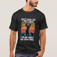 Amo Gatos Juegan Golf & Conocen Cosas Gato Golfist