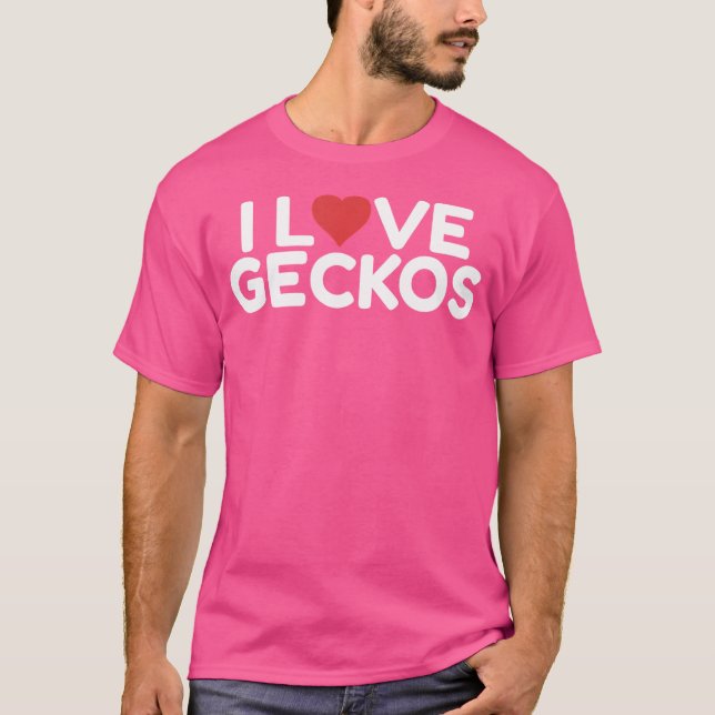Camiseta Amo Geckos (Anverso)