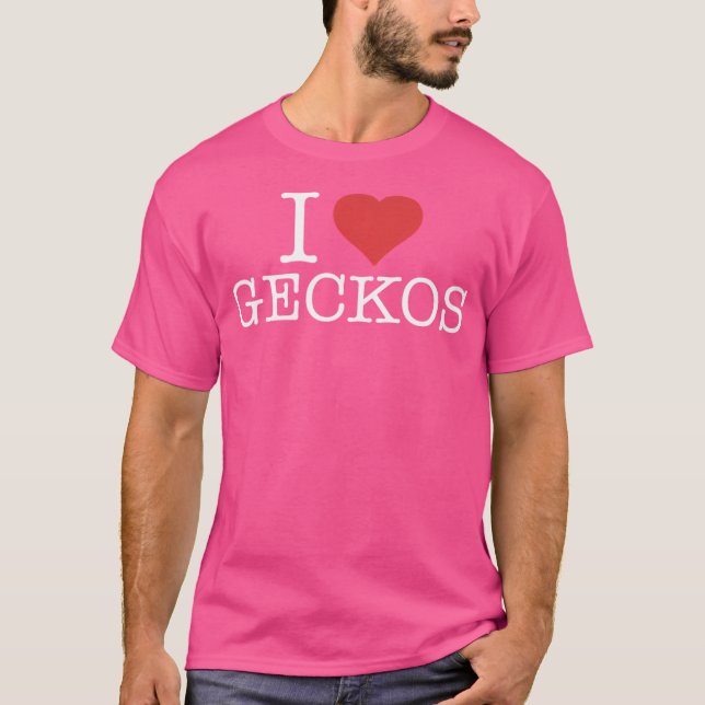 Camiseta Amo Geckos (Anverso)