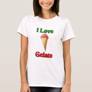 Camiseta Amo Gelato (el helado italiano)