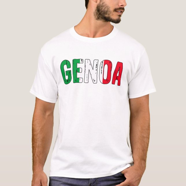 Camiseta Amo Génova (Anverso)