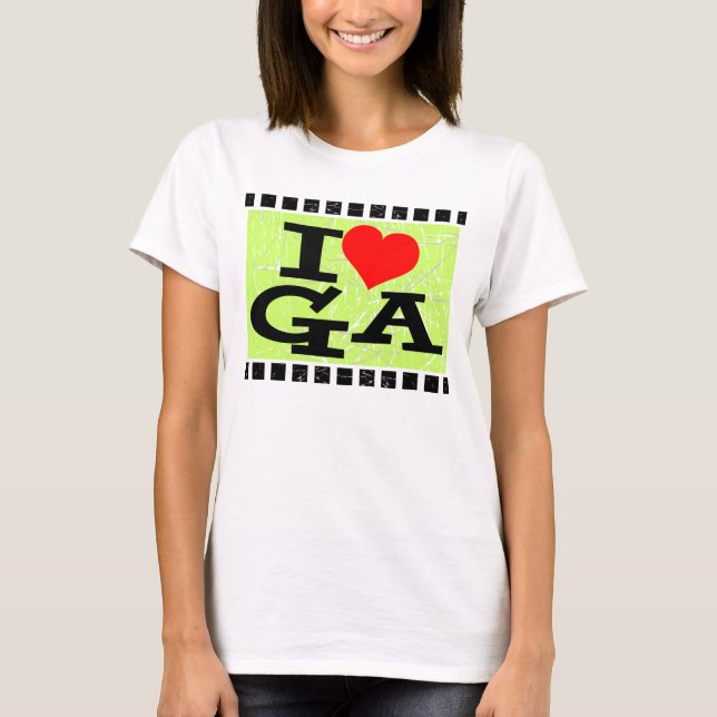 Camiseta Amo Georgia (Anverso)