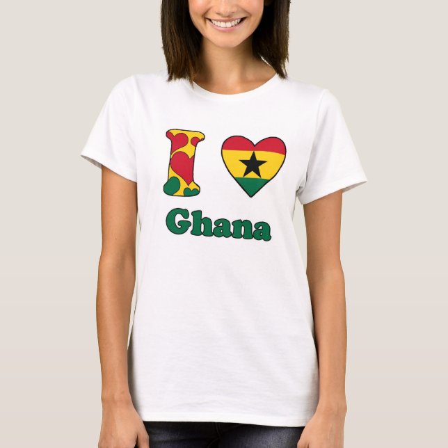 Camiseta Amo Ghana (Anverso)