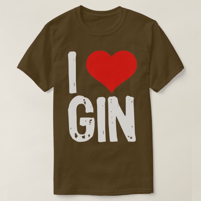 Camiseta Amo Gin 2 (Diseño del anverso)
