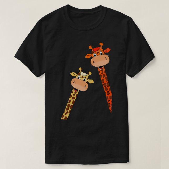 Camiseta Amo Giraffes Giraffe Amantes Giraffe (Diseño del anverso)