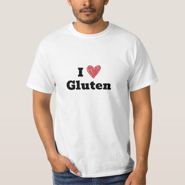 Camiseta Amo Gluten (Anverso)