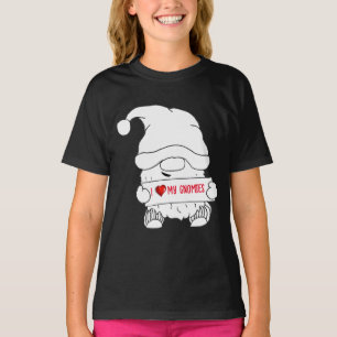 Camiseta Amo Gnomos Navidad