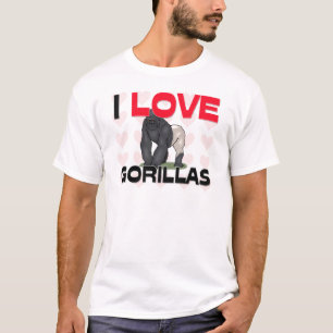 Camiseta Amo gorilas