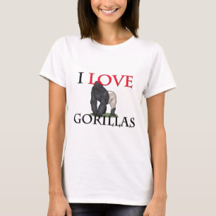 Camiseta Amo gorilas