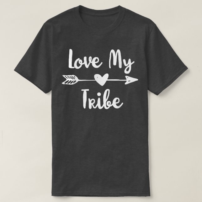 Camiseta Amo gracioso a mi tribu (Diseño del anverso)