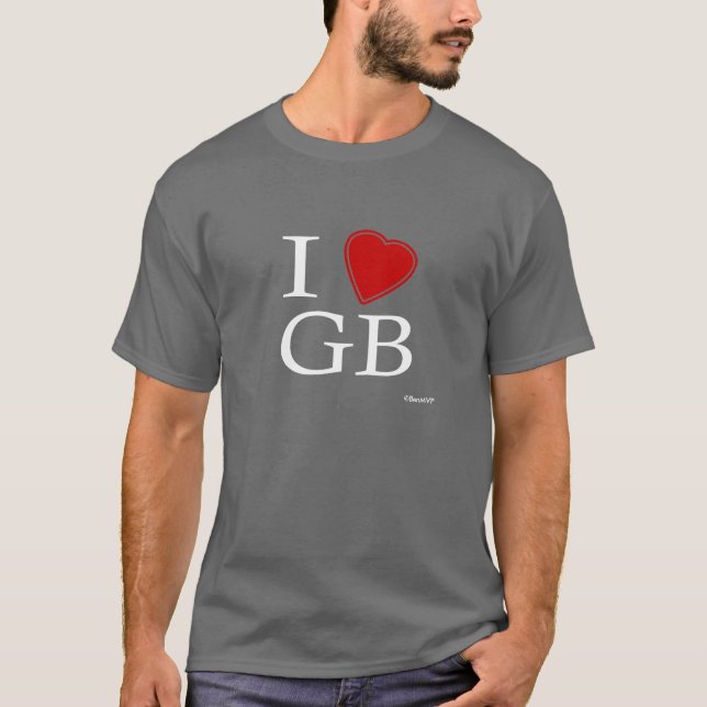 Camiseta Amo Gran Bretaña (Anverso)