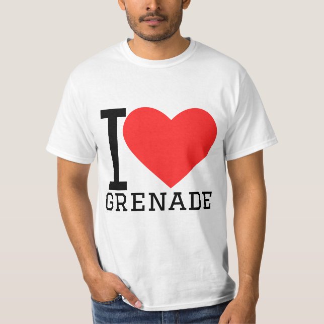 Camiseta Amo granada (Anverso)