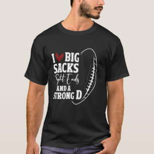 Camiseta Amo Grandes Sacks Extremos Fuertes D Fútbol Americ