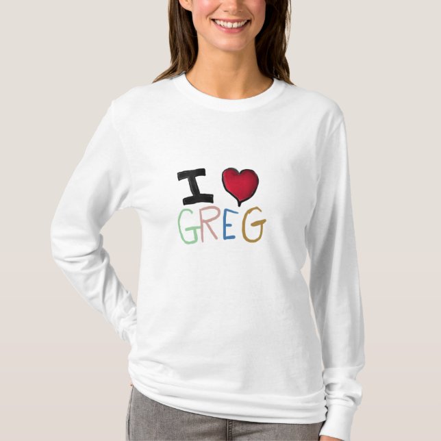 Camiseta Amo Greg (Anverso)
