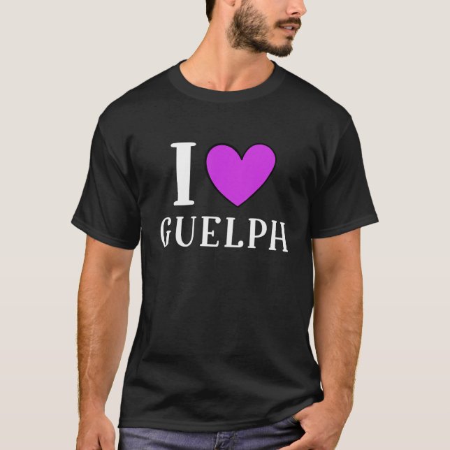 Camiseta Amo Guelph Canadá (Anverso)