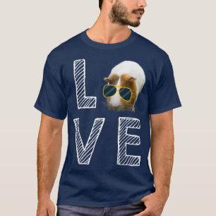 Camiseta Amo Guinea Cerdo conjunto para el amante del cerdo