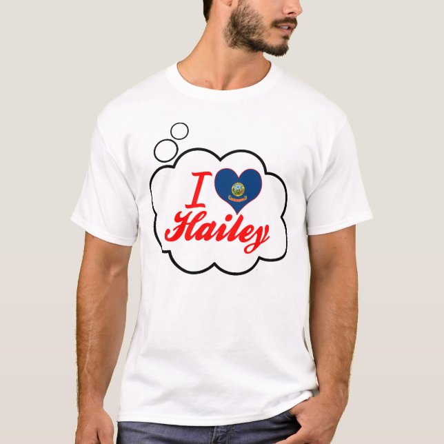 Camiseta Amo Hailey, Idaho (Anverso)