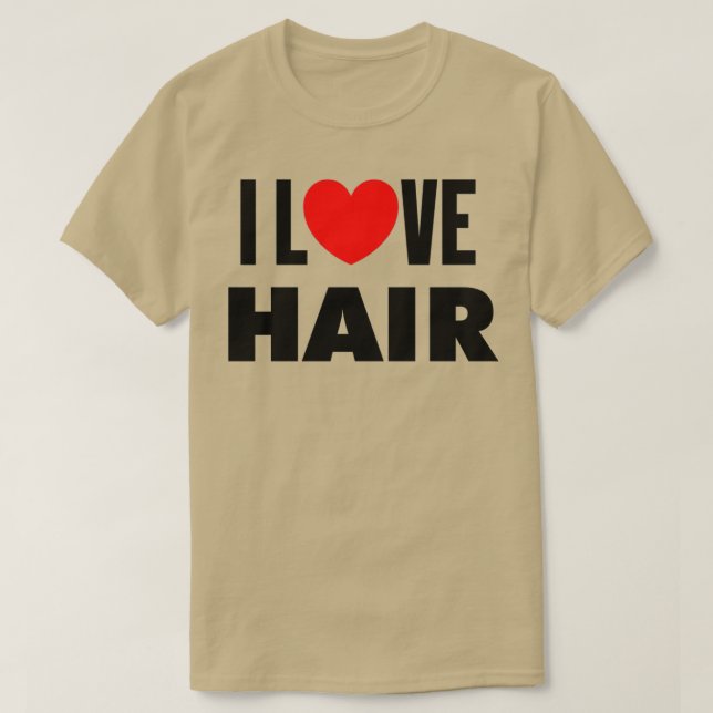 Camiseta Amo Hair Blonde Redhead Barber Salon (Diseño del anverso)