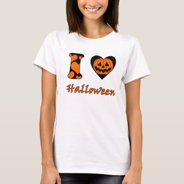 Camiseta Amo Halloween (Anverso)