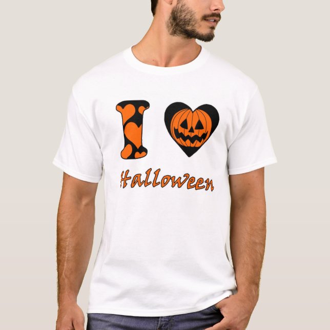 Camiseta Amo Halloween (Anverso)