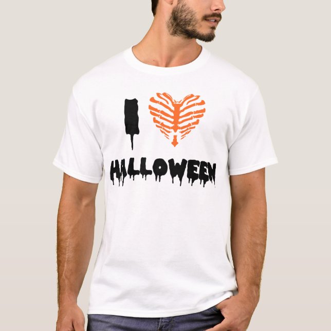 Camiseta Amo Halloween (Anverso)