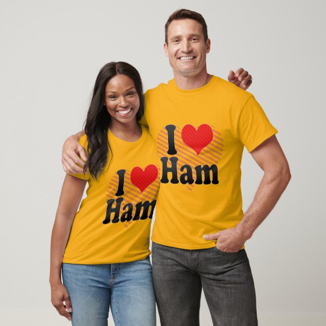 Camiseta Amo Ham (Unisexo)