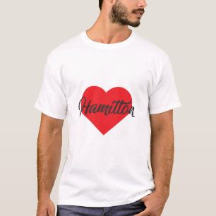 Camiseta Amo Hamilton - Bermudas