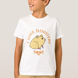 Camiseta Amo hámsteres