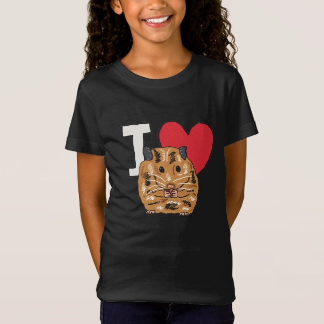 Camiseta Amo Hamsters (Anverso)