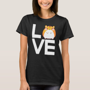 Camiseta Amo Hamsters Cute Hamster Hammy