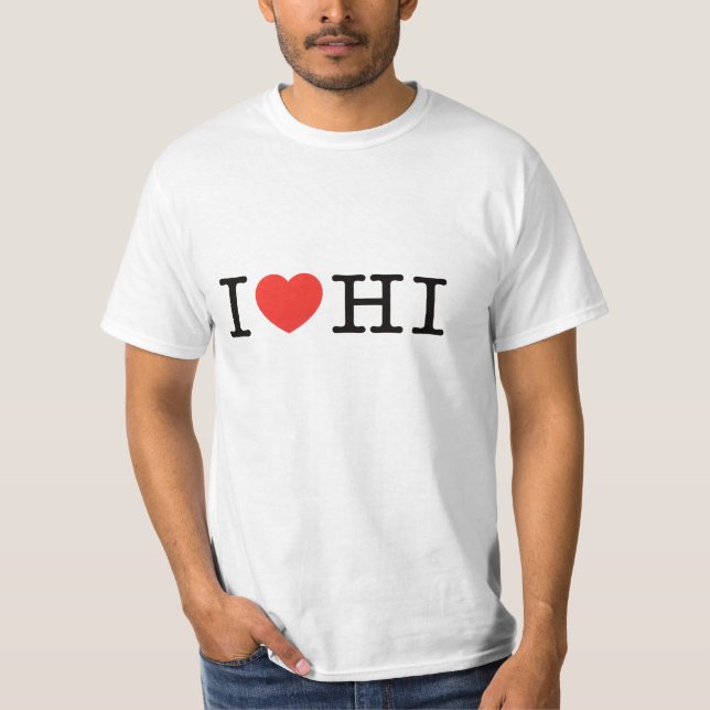 CAMISETA AMO HAWAII (Anverso)