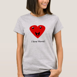 Camiseta Amo Hawaii