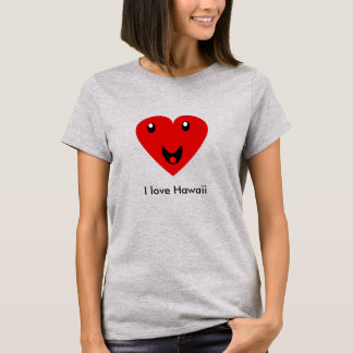Camiseta Amo Hawaii