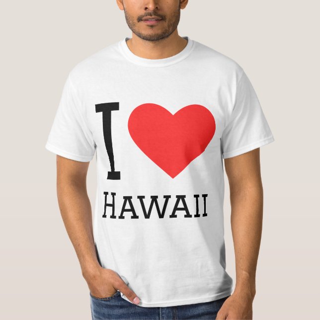 Camiseta Amo Hawaii (Anverso)