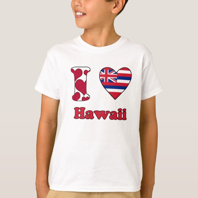 Camiseta Amo Hawaii (Anverso)