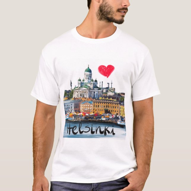 Camiseta amo Helsinki (Anverso)
