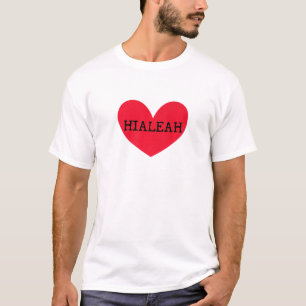 Camiseta Amo Hialeah Hometown Florida Estado Fl Resi