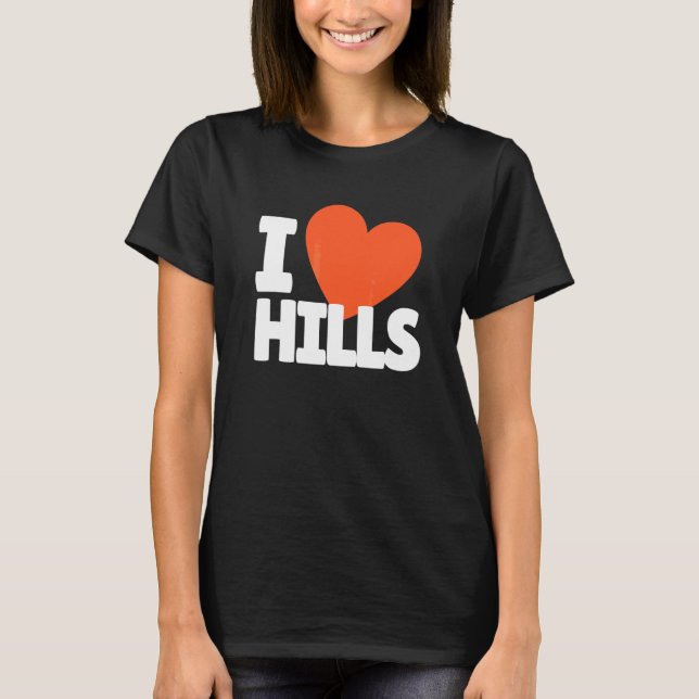 Camiseta Amo Hills Heart Hills (Anverso)