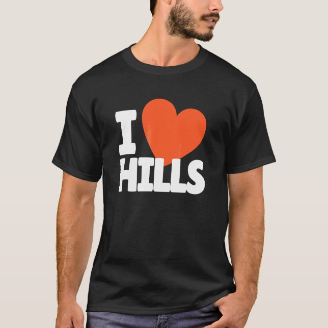 Camiseta Amo Hills Heart Hills (Anverso)