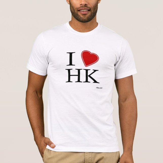 Camiseta Amo Hong Kong (Anverso)