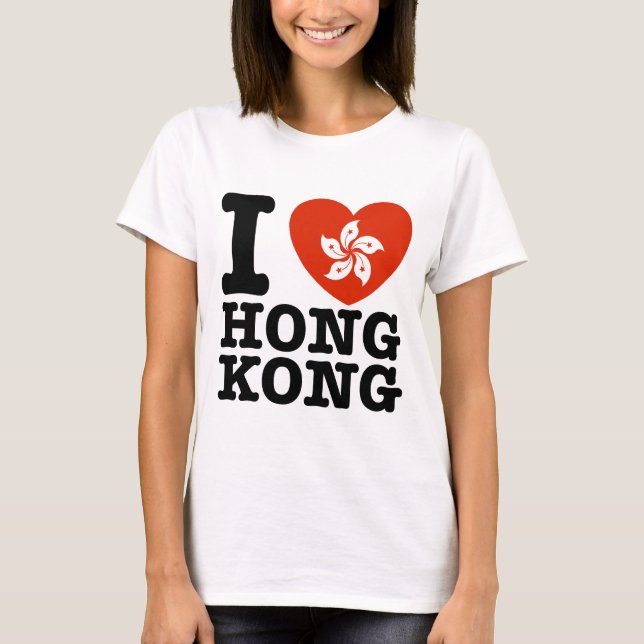 Camiseta Amo Hong Kong (Anverso)