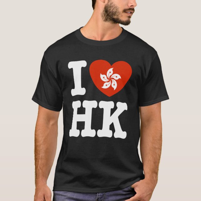 Camiseta Amo Hong Kong (Anverso)