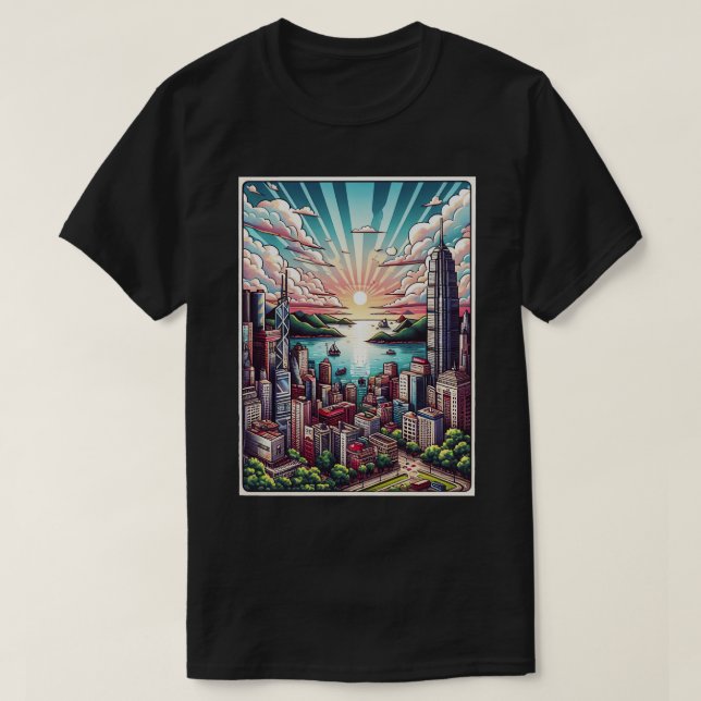 Camiseta Amo Hong Kong 13 (Diseño del anverso)