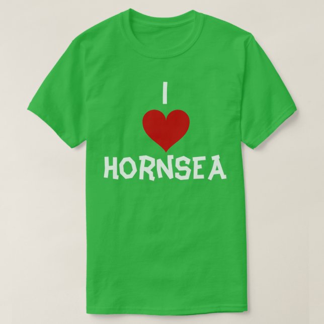 Camiseta amo Hornsea (Diseño del anverso)