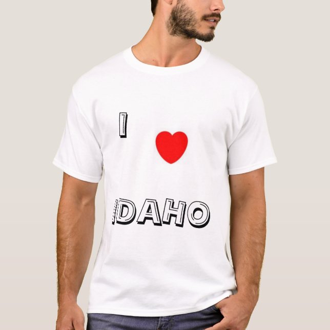 Camiseta Amo Idaho (Anverso)
