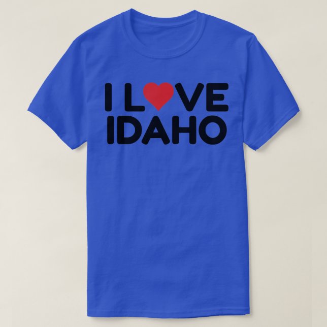 Camiseta Amo Idaho 1 (Diseño del anverso)