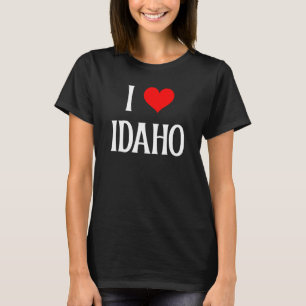Camiseta Amo Idaho I Heart Idaho ID EEUU Holiday Travel S